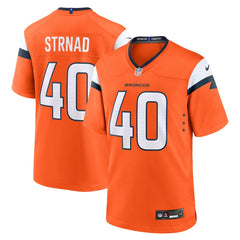 Denver Broncos Nike Justin Strnad Team Game Jersey