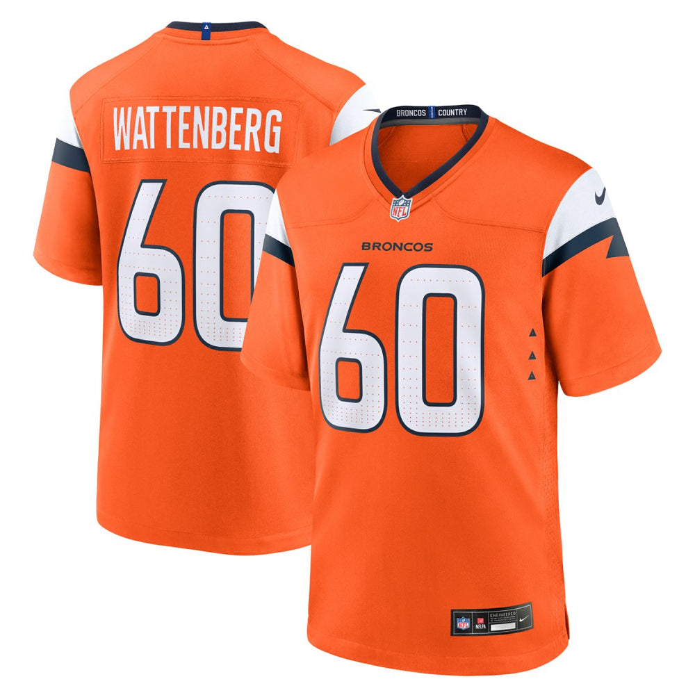 Denver Broncos Nike Luke Wattenberg Team Game Jersey