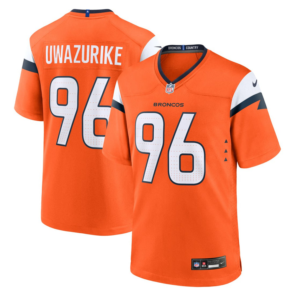 Denver Broncos Nike Eyioma Uwazurike Team Game Jersey