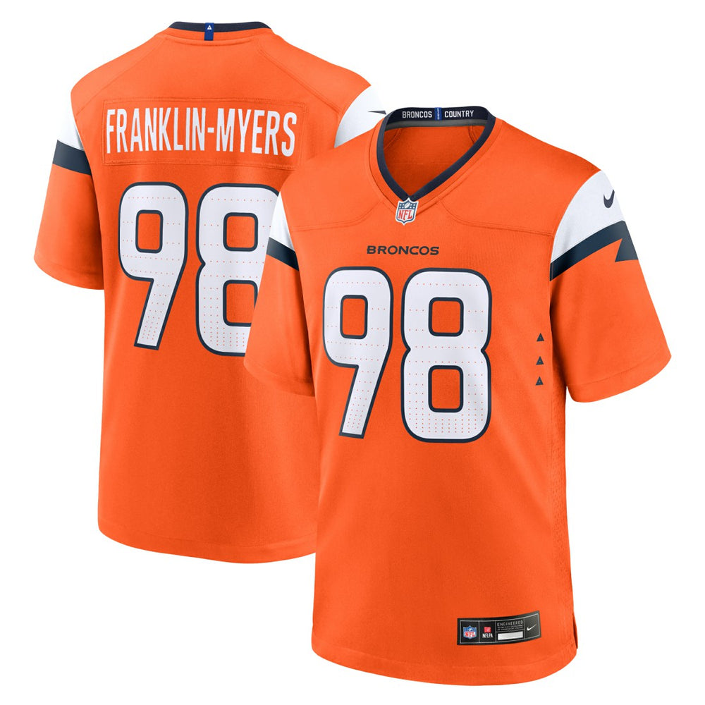 Denver Broncos Nike John Franklin-Myers Team Game Jersey