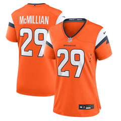 Denver Broncos Nike Ja'Quan McMillian Women's Team Game Jersey