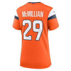 Denver Broncos Nike Ja'Quan McMillian Women's Team Game Jersey