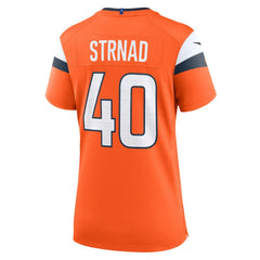 Denver Broncos Nike Justin Strnad Women's Team Game Jersey