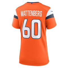 Denver Broncos Nike Luke Wattenberg Women's Team Game Jersey