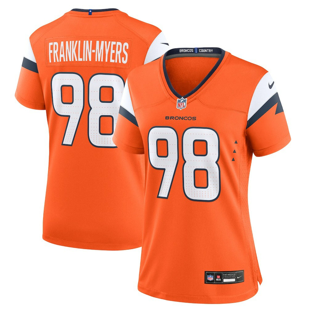 Denver Broncos Nike John Franklin-Myers Women's Team Game Jersey