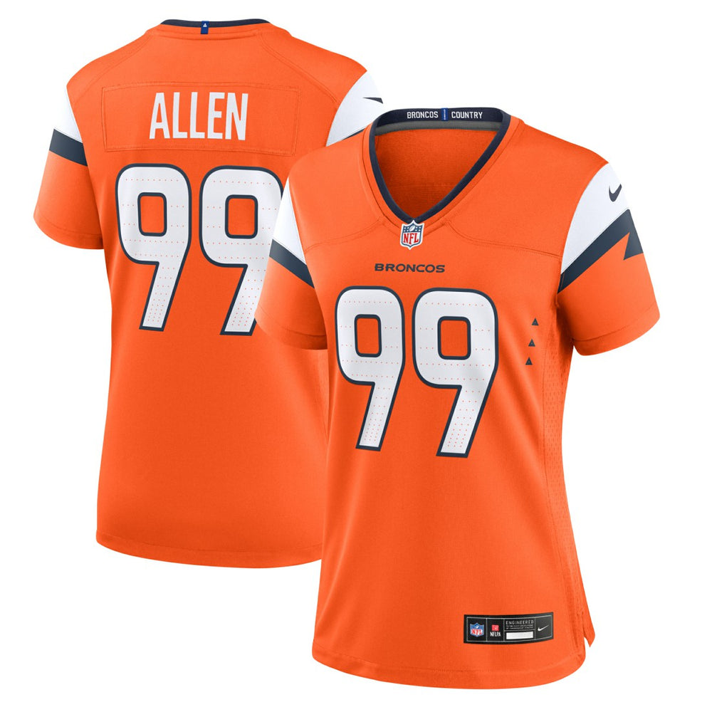 Denver Broncos Nike Zach Allen Women's Team Game Jersey