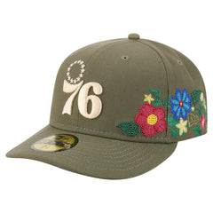 Philadelphia 76ers Tonal Florals 59FIFTY Fitted Hat New