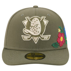 Anaheim Ducks New Era Tonal Florals 59FIFTY Fitted Hat Outlet
