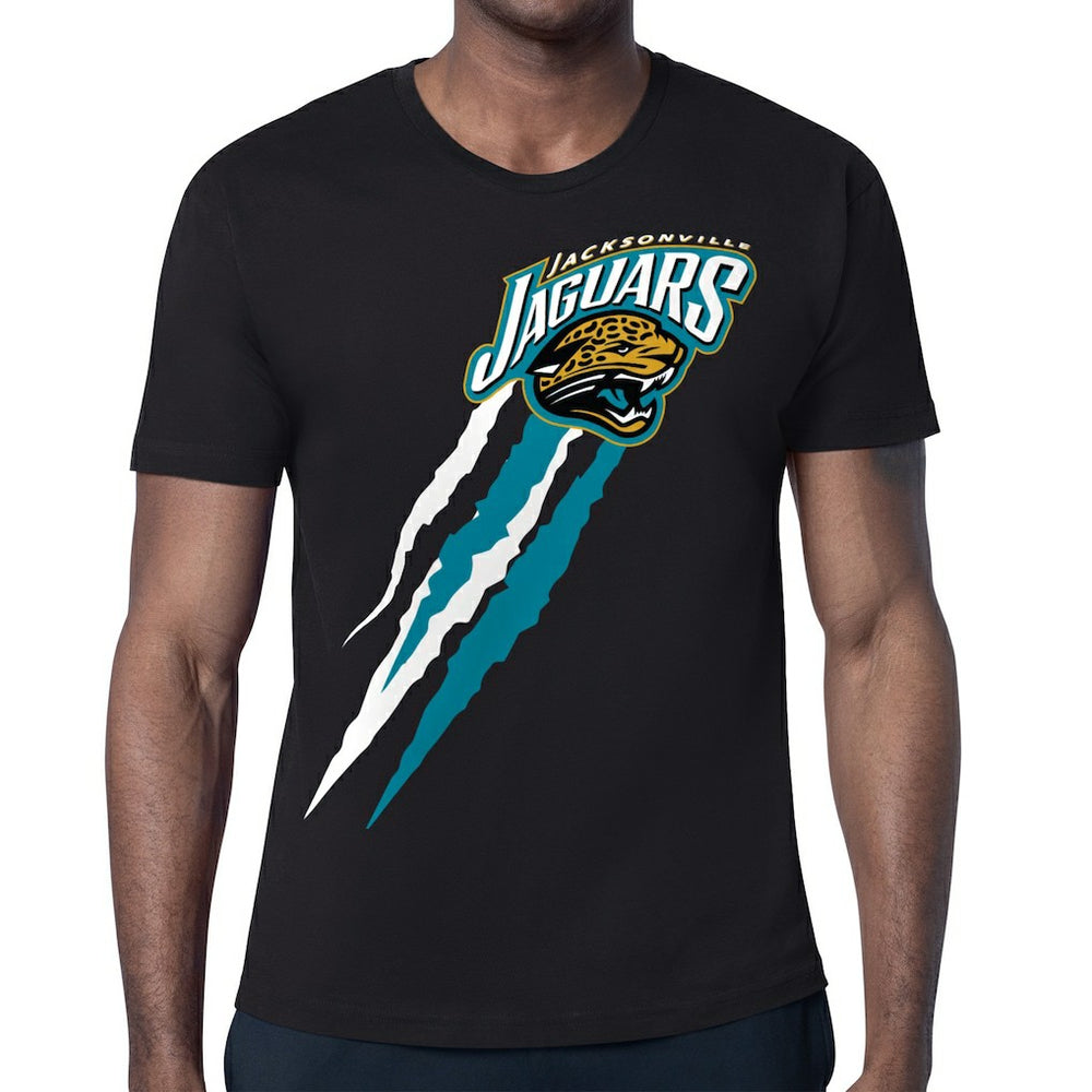 Jacksonville Jaguars Starter Retro Team Logo Color Scratch T-Shirt