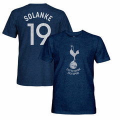 Dominic Solanke Tottenham Hotspur 1863FC Retro Player Name & Number Tri-Blend T-Shirt Navy