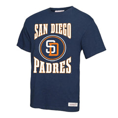 San Diego Padres Mitchell & Ness Arched Logo Slub T-Shirt | MLB Near me