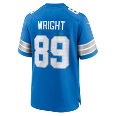 Detroit Lions Nike Brock Wright Team Game Jersey