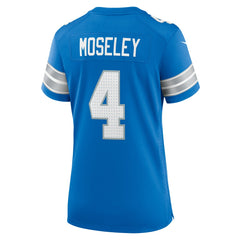 Detroit Lions Nike Emmanuel Moseley Women's Team Game Jersey