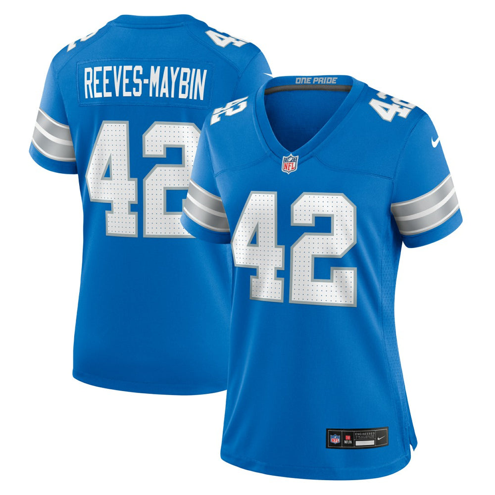 Detroit Lions Nike Jalen Reeves-Maybin Women's Team Game Jersey