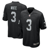 Las Vegas Raiders Nike Zamir White Team Game Jersey