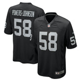 Las Vegas Raiders Nike Jackson Powers-Johnson Team Game Jersey