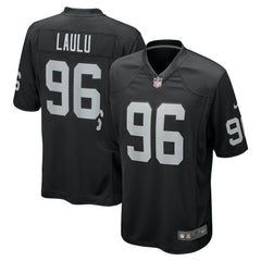 Las Vegas Raiders Nike Jonah Laulu Team Game Jersey