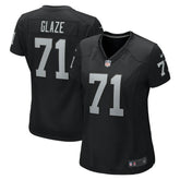 DJ Glaze Las Vegas Raiders Women's Game Jersey - Black