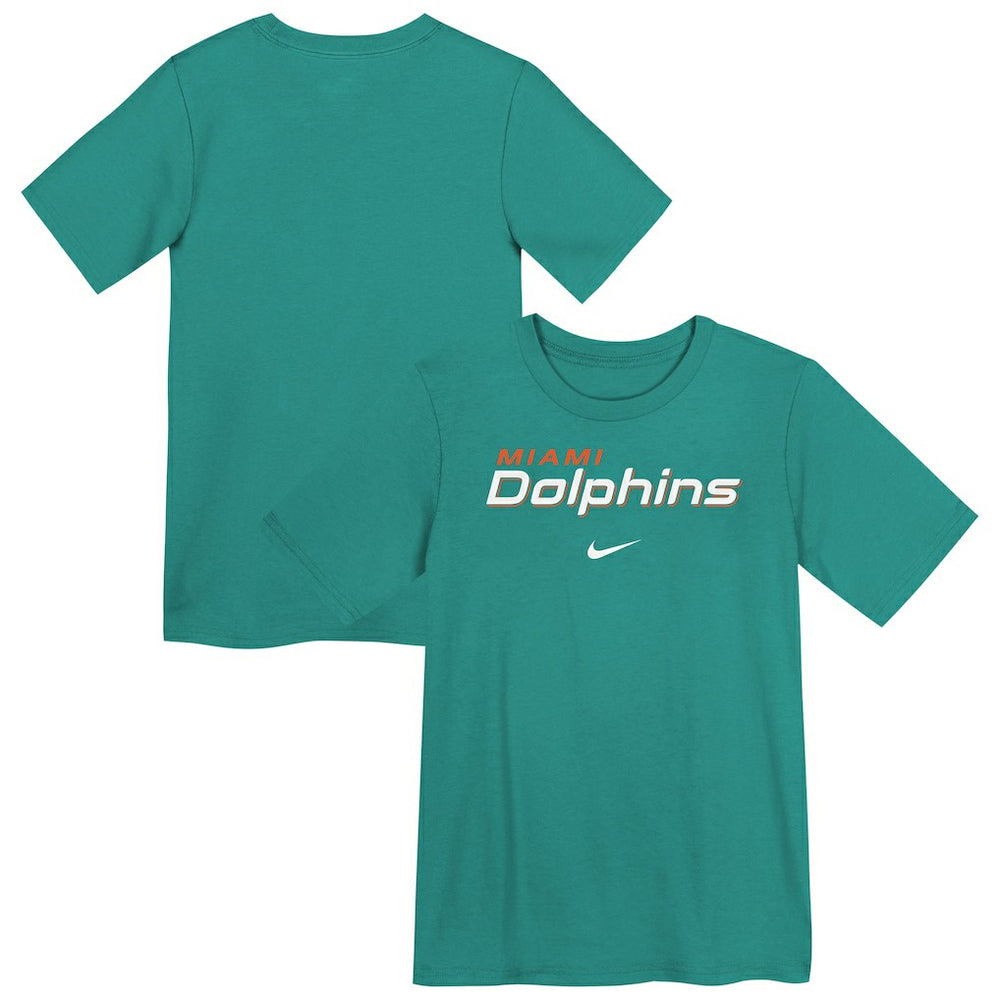 Miami Dolphins Nike Preschool Wordmark T-Shirt