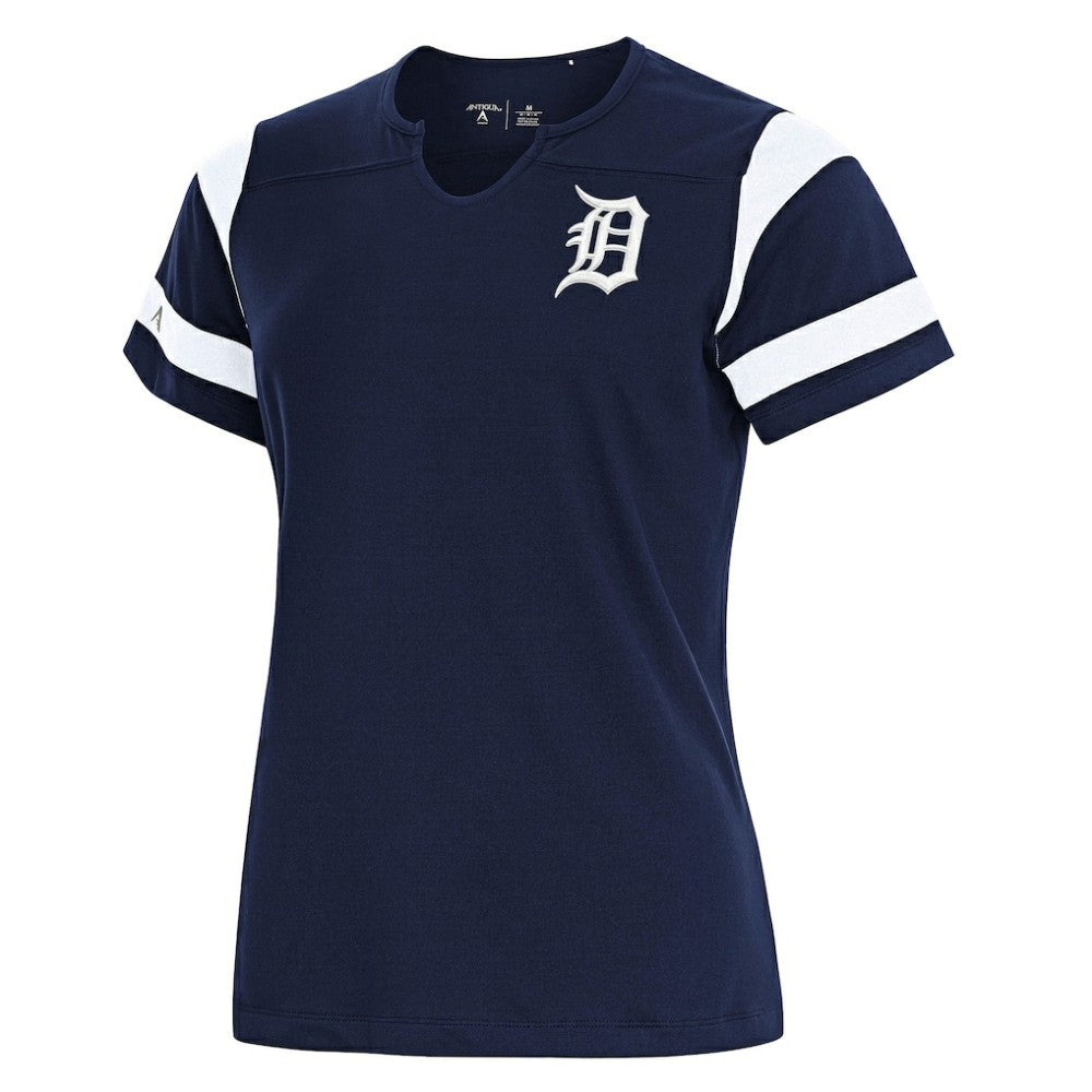 Detroit Tigers Antigua Women's Encounter Notch Neck Top | MLB Discount