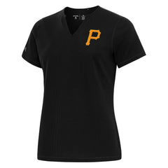 Pittsburgh Pirates Antigua Women's Notch Neck T-Shirt | MLB Discount