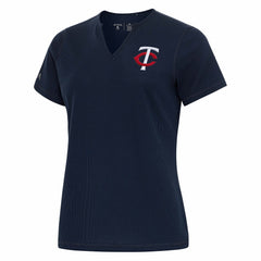 Minnesota Twins Antigua Women's Notch Neck T-Shirt | MLB For sale