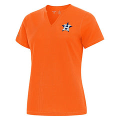 Houston Astros Antigua Women's Notch Neck T-Shirt | MLB Online