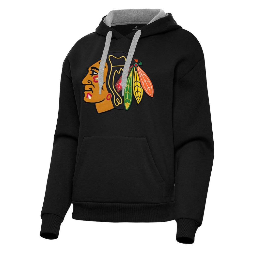 Chicago Blackhawks Antigua Women's Victory Pullover Hoodie Sale