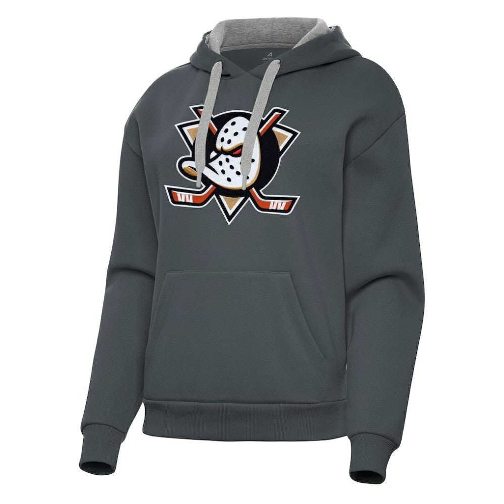 Anaheim Ducks Antigua Women's Victory Pullover Hoodie Discount