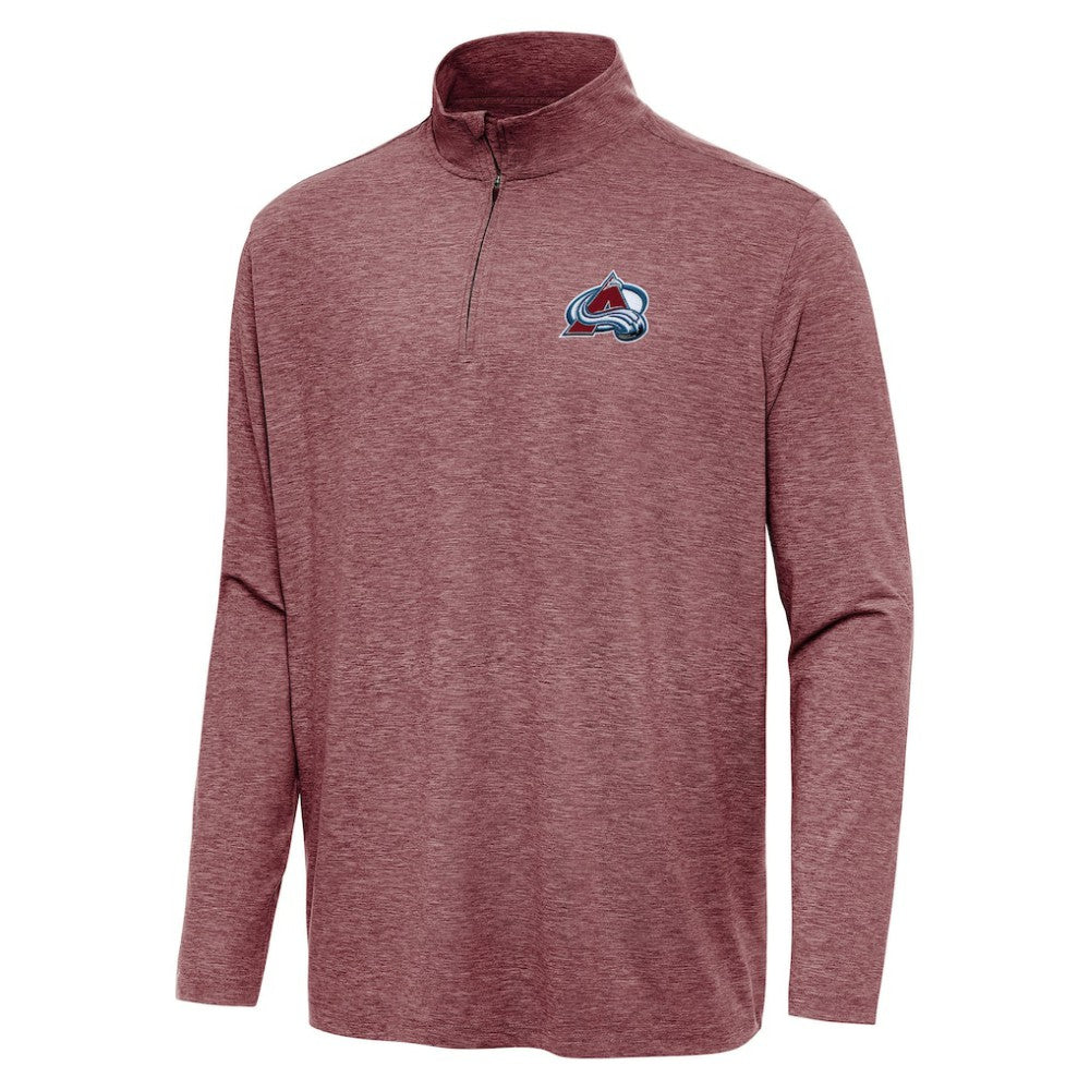 Colorado Avalanche Antigua Hunk Quarter-Zip Top On Sale