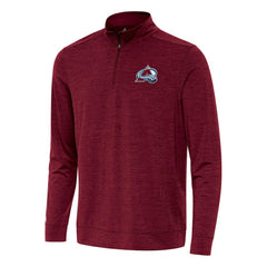 Colorado Avalanche Antigua Bright Quarter-Zip Top On Sale