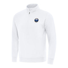 Buffalo Sabres Antigua Victory Quarter-Zip Mock Sweatshirt For Sale