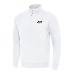 Carolina Hurricanes Antigua Victory Quarter-Zip Mock Sweatshirt Discount