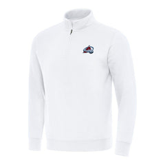 Colorado Avalanche Antigua Victory Quarter-Zip Mock Sweatshirt Online