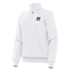 Anaheim Ducks Antigua Women's Victory Quarter-Zip Sweatshirt Discount