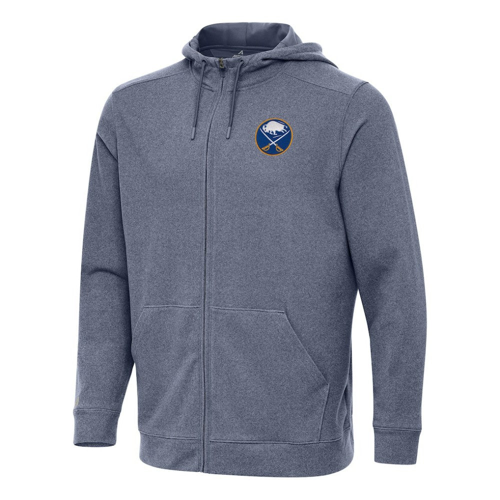 Buffalo Sabres Antigua Effortless Full-Zip Hoodie Jacket Discount