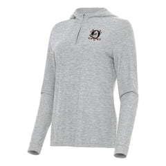 Anaheim Ducks Antigua Women's Daybreak Quarter-Zip Hoodie Sale