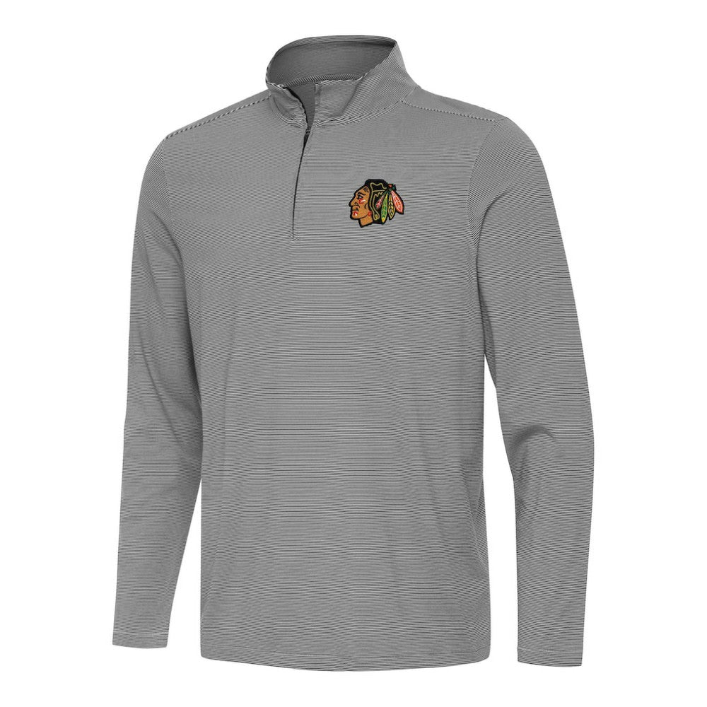 Chicago Blackhawks Antigua Twine Quarter-Zip Top Discount