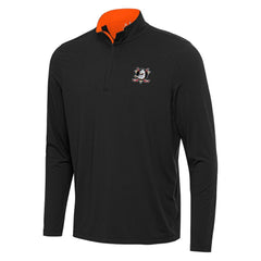 Anaheim Ducks Antigua Content Quarter-Zip Pullover Top On Sale
