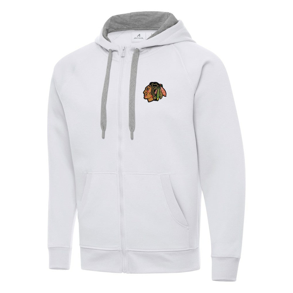 Chicago Blackhawks Antigua Big & Tall Victory Full-Zip Hoodie For Sale