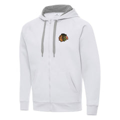Chicago Blackhawks Antigua Big & Tall Victory Full-Zip Hoodie For Sale