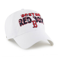 Boston Red Sox '47 Women's Flower Power Clean Up Adjustable Hat | MLB US
