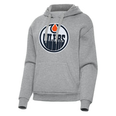 Edmonton Oilers Antigua Women's Victory Pullover Hoodie Discount
