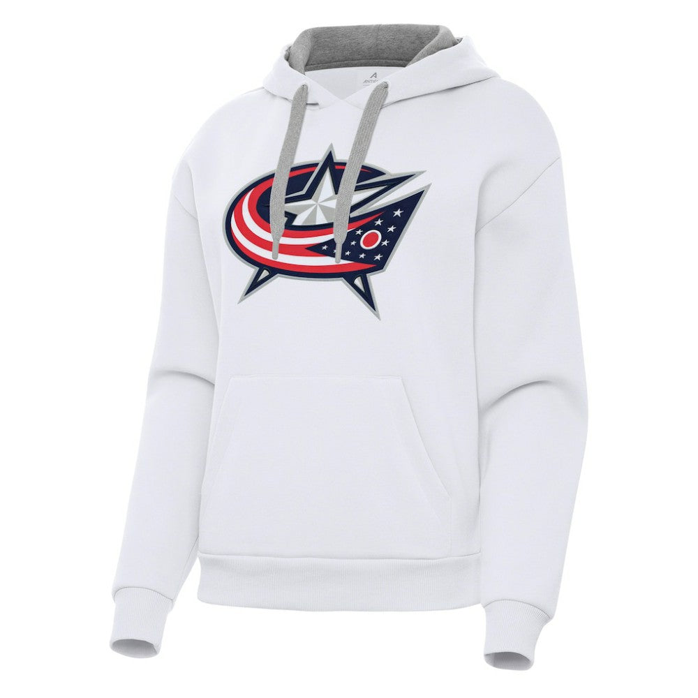 Columbus Blue Jackets Antigua Women's Victory Pullover Hoodie Discount