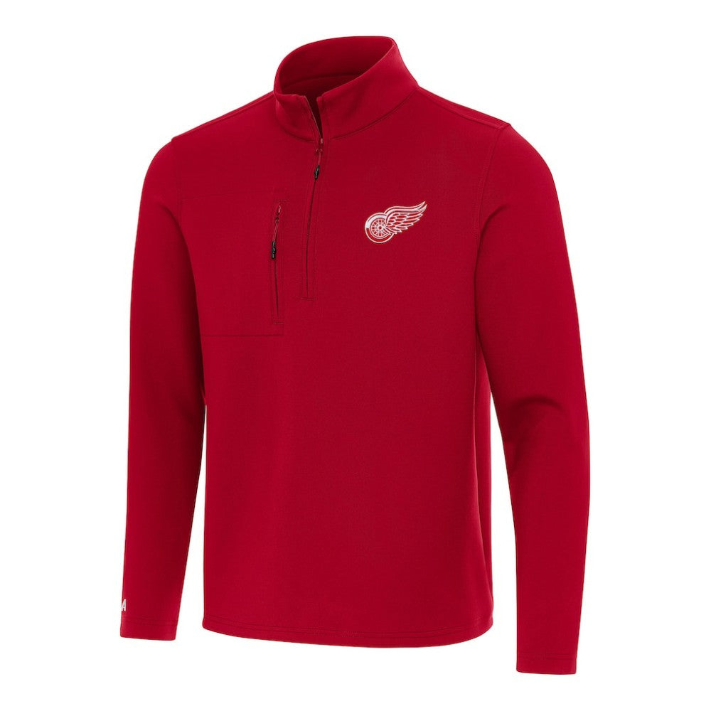 Detroit Red Wings Antigua Insider Quarter-Zip Top Online