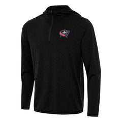 Columbus Blue Jackets Antigua Tidy Quarter-Zip Hoodie On Sale