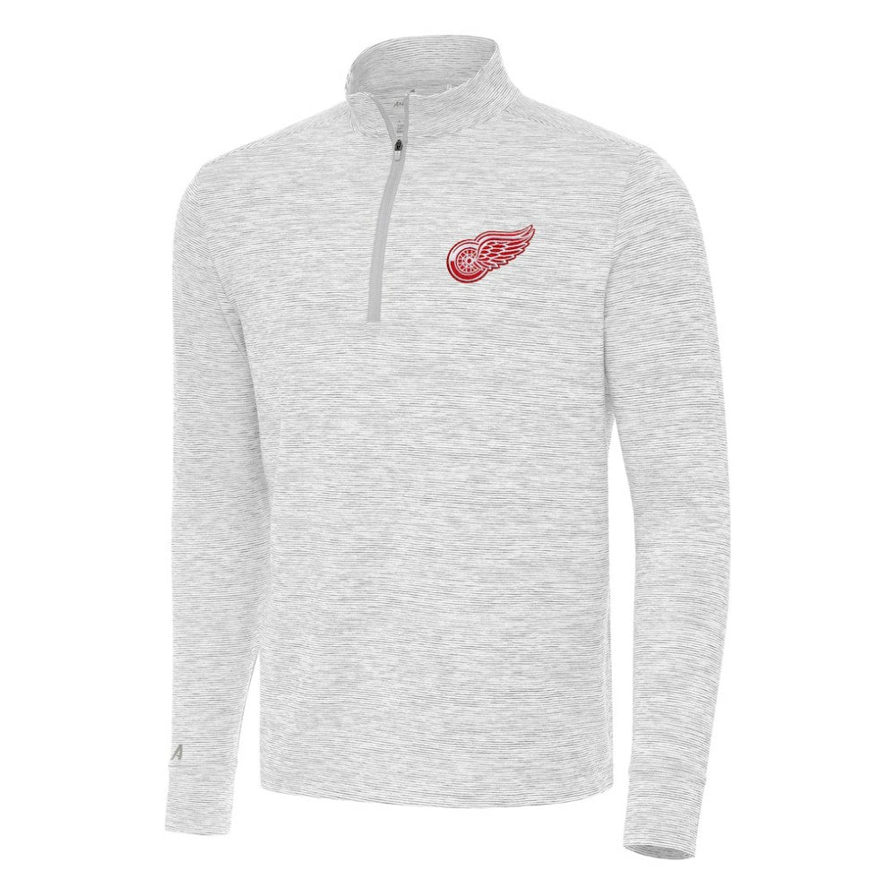 Detroit Red Wings Antigua Cause Quarter-Zip Top On Sale
