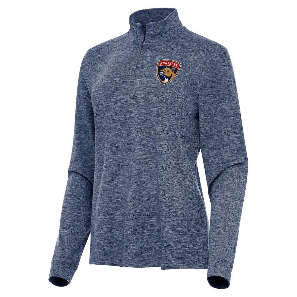 Florida Panthers Antigua Women's Mentor Quarter-Zip Mock Long Sleeve Top Sale