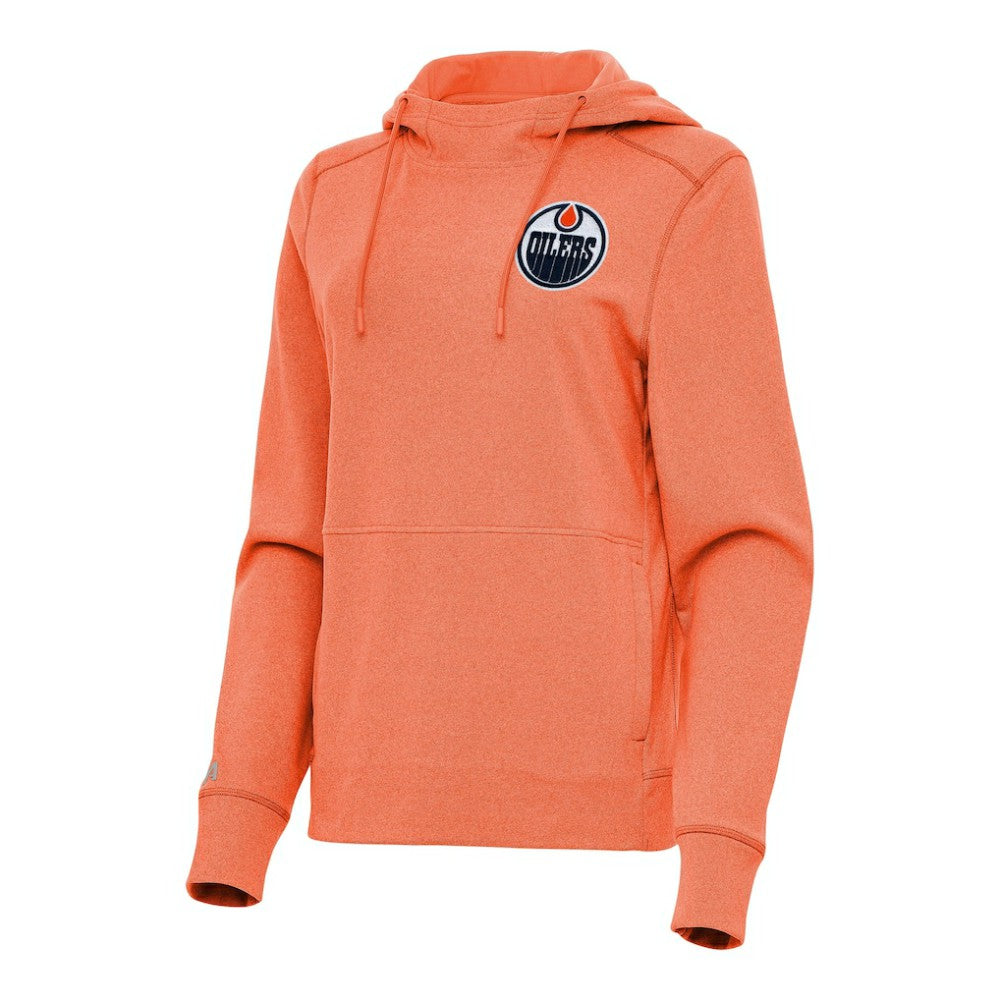 Edmonton Oilers Antigua Women's Justice Pullover Hoodie Outlet