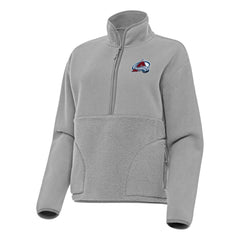 Colorado Avalanche Antigua Women's Figure Half-Zip Pullover Sweatshirt Sale